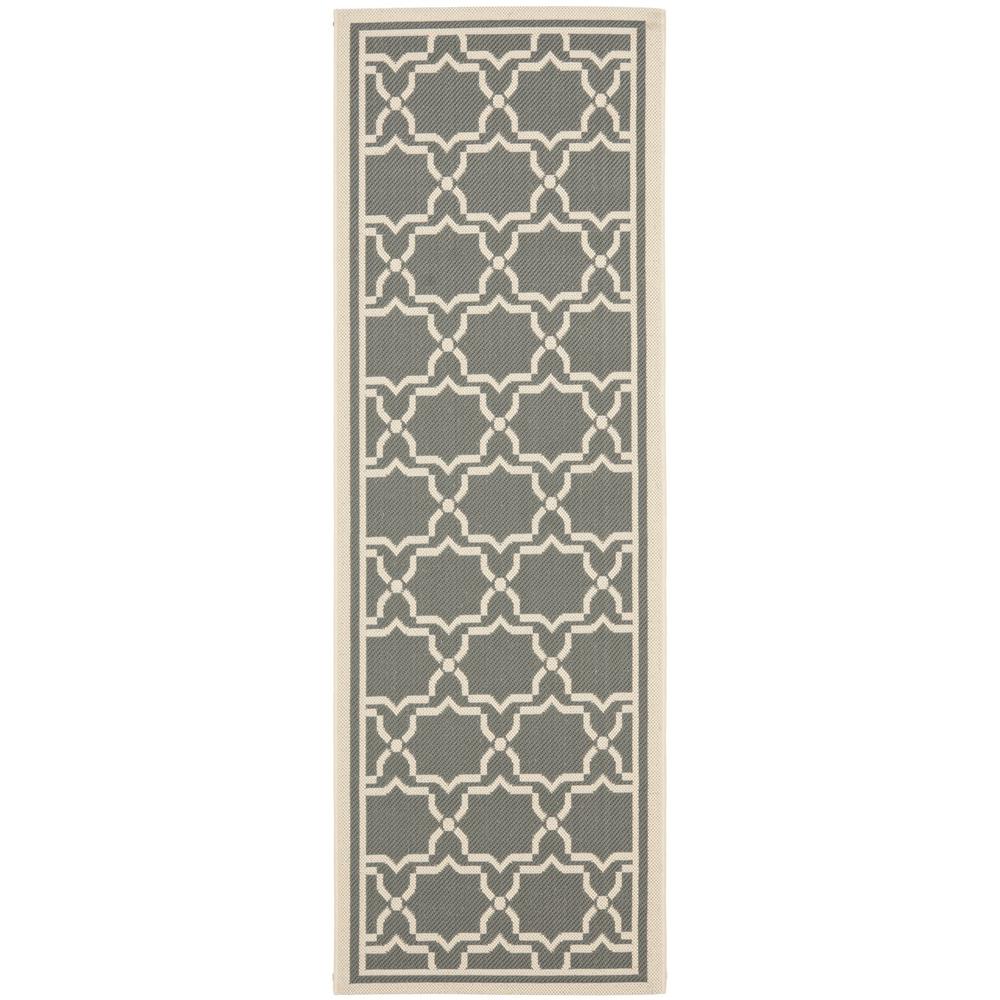 COURTYARD, ANTHRACITE / BEIGE, 2'-3" X 6'-7", Area Rug, CY6916-246-27. Picture 1