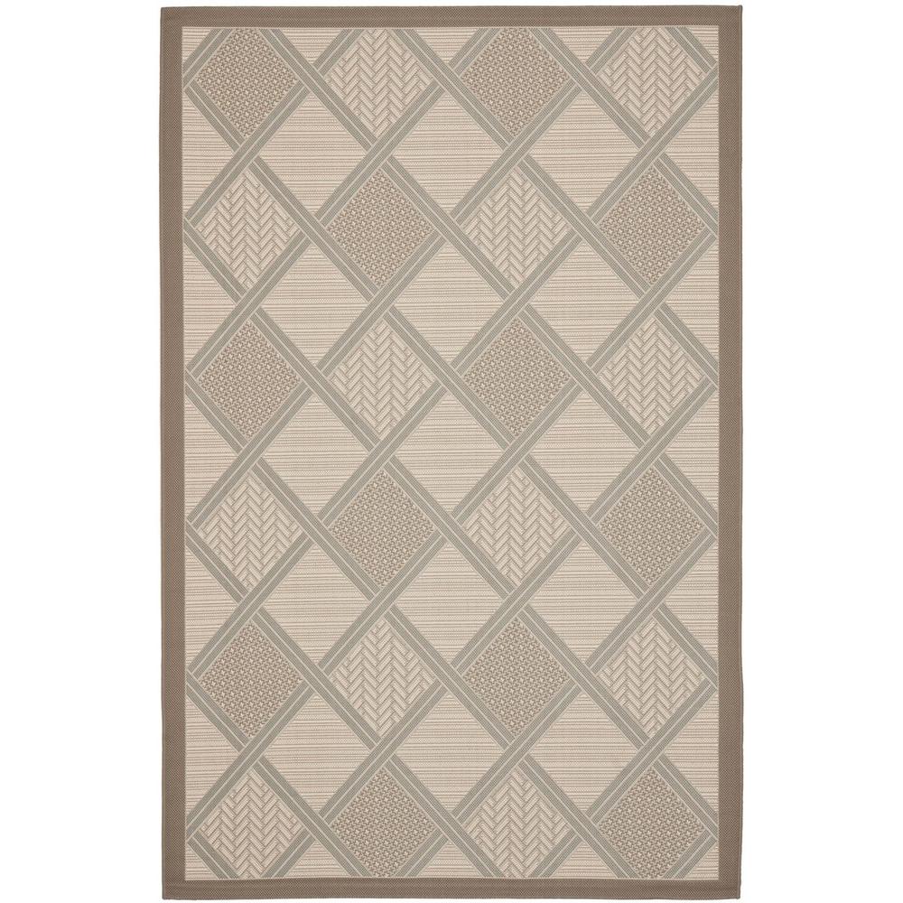 COURTYARD, BEIGE / DARK BEIG, 8' X 11', Area Rug, CY7570-79A18-8. Picture 1