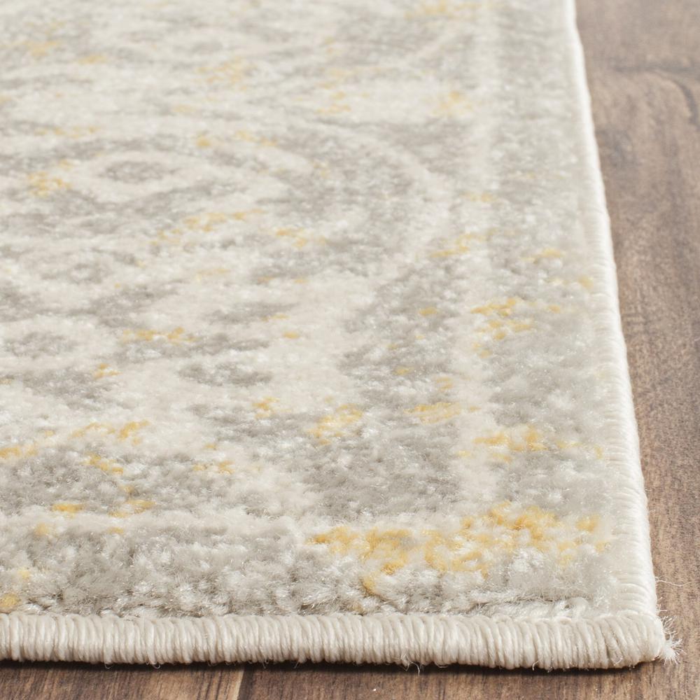 EVOKE, IVORY / GREY, 6'-7" X 9', Area Rug, EVK264D-6. Picture 1