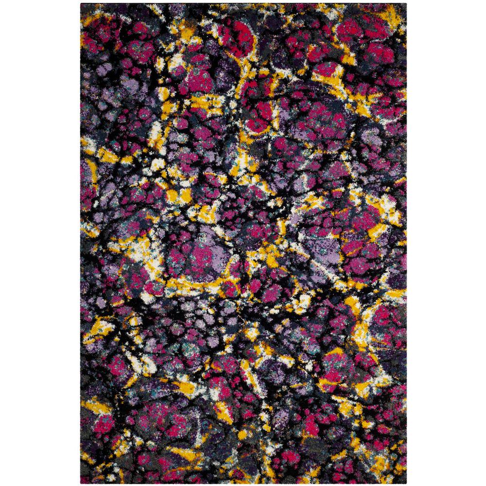 FIESTA SHAG, LAVANDER / MULTI, 6'-7" X 9'-2", Area Rug. Picture 1