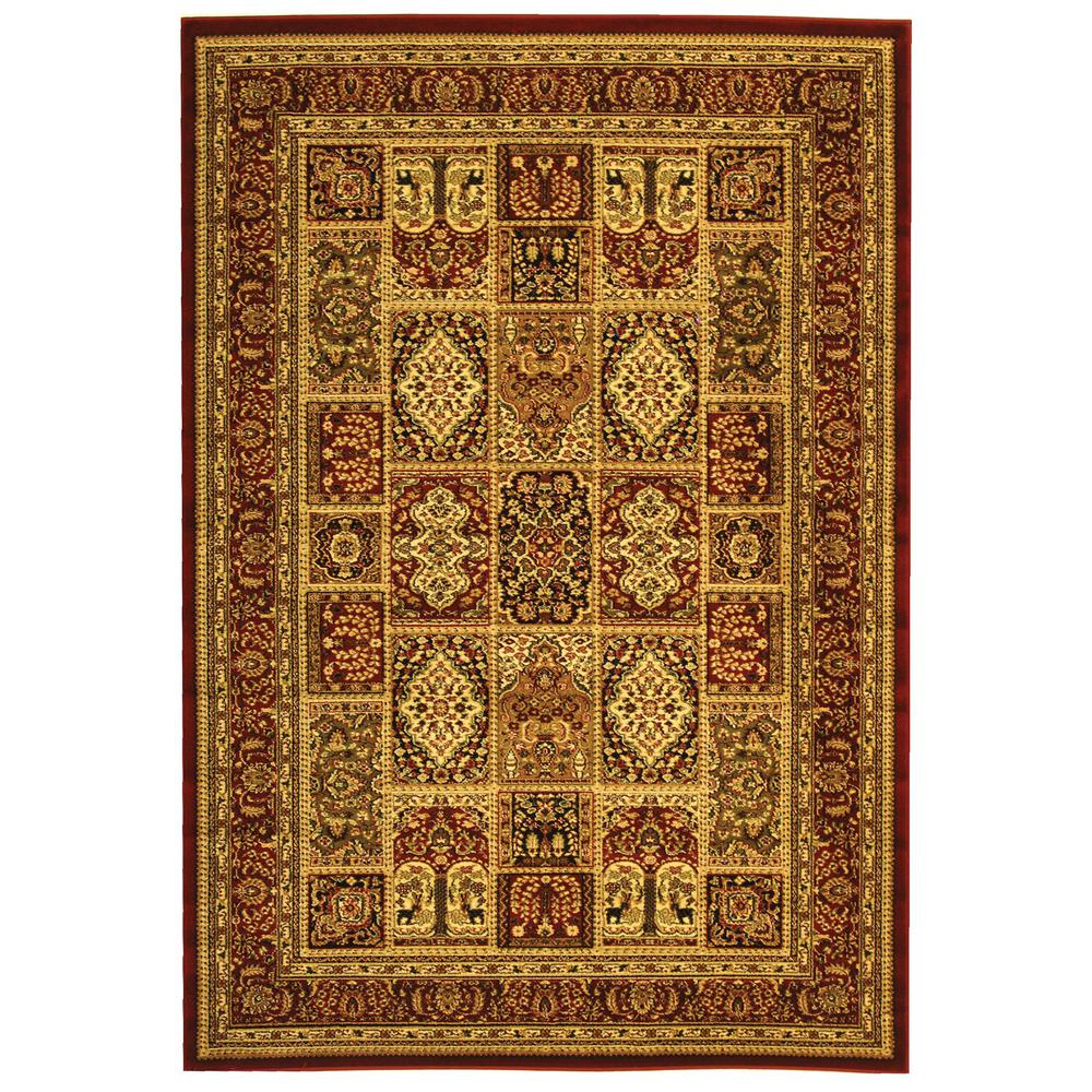 LYNDHURST, MULTI / GREEN, 6' X 9', Area Rug. Picture 1
