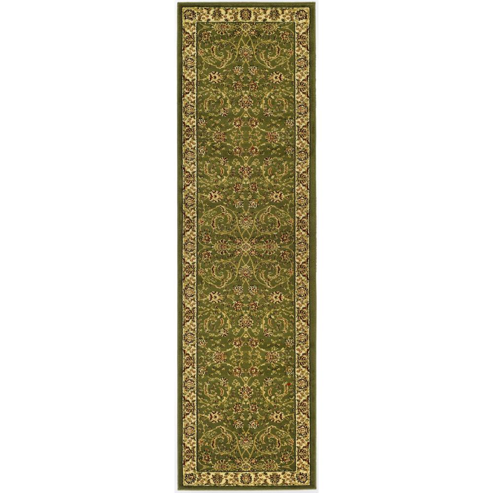 LYNDHURST, SAGE / IVORY, 2'-3" X 20', Area Rug, LNH219B-220. Picture 1