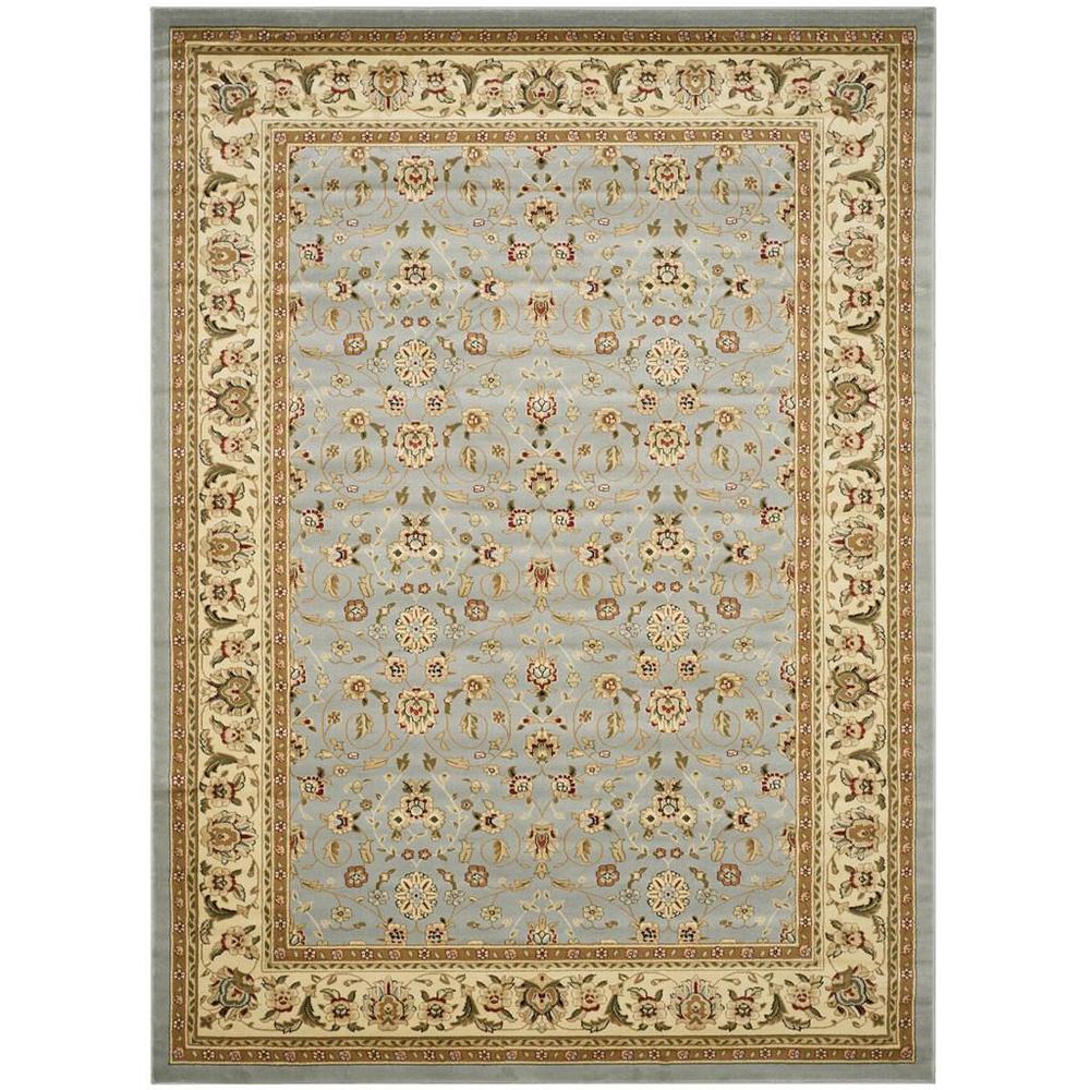 LYNDHURST, LIGHT BLUE / IVORY, 8' X 10', Area Rug. Picture 1