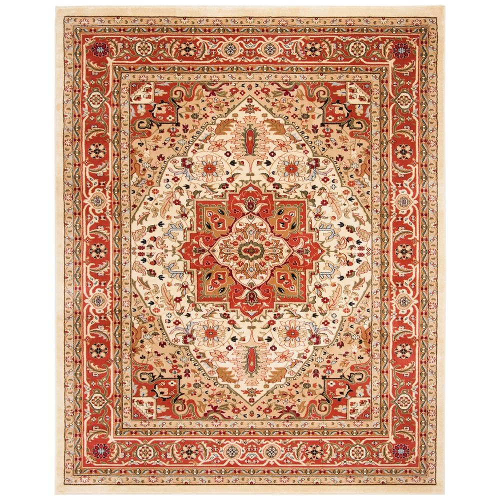 LYNDHURST, IVORY / RUST, 8' X 11', Area Rug, LNH330R-8. Picture 1