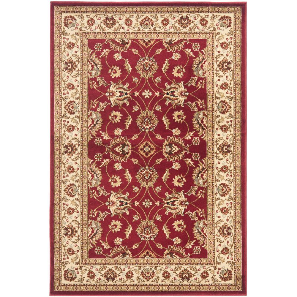 LYNDHURST, RED / IVORY, 8' X 11', Area Rug, LNH553-4012-8. Picture 1