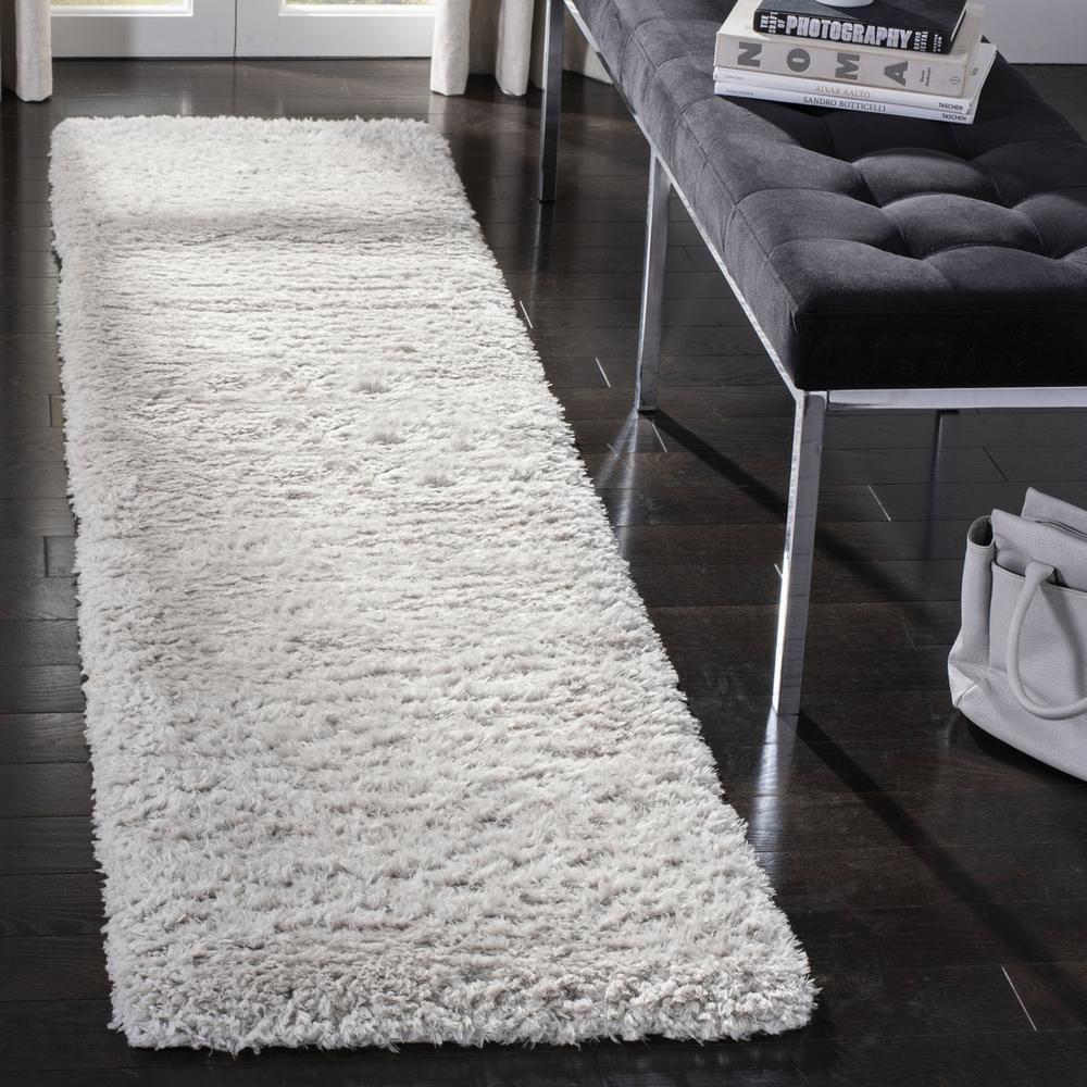 MADRID SHAG 200, SILVER, 6'-7" X 6'-7" Square, Area Rug. Picture 1