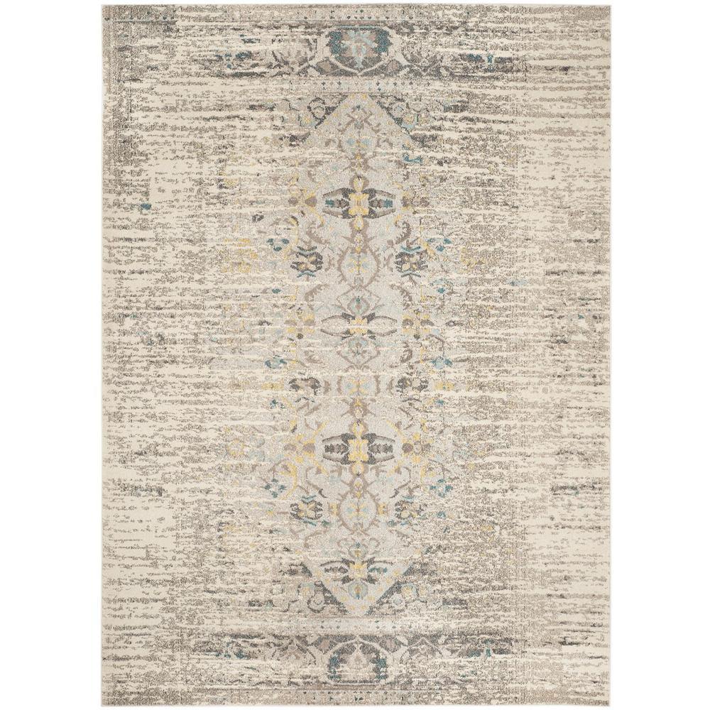 MONACO, GREY / MULTI, 8' X 10', Area Rug, MNC209G-810. Picture 1
