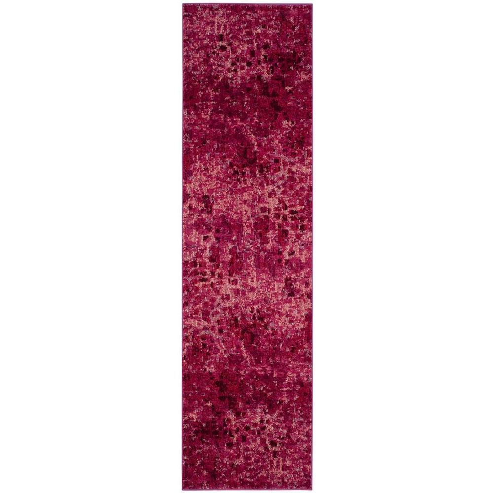 MONACO, FUCHSIA, 2'-2" X 8', Area Rug. Picture 1