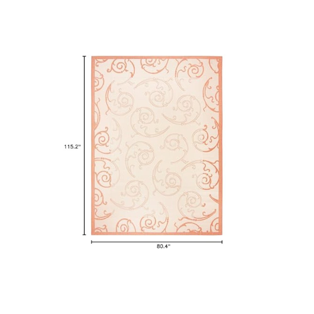 COURTYARD, NATURAL / TERRA, 6'-7" X 9'-6", Area Rug, CY2665-3201-6. Picture 2