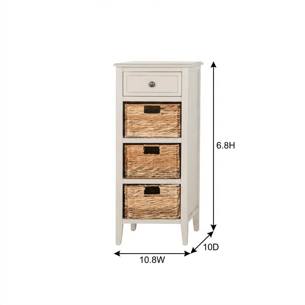 Light Gray, Storage Side Table, Storage Drawer, Quality Build. Picture 7