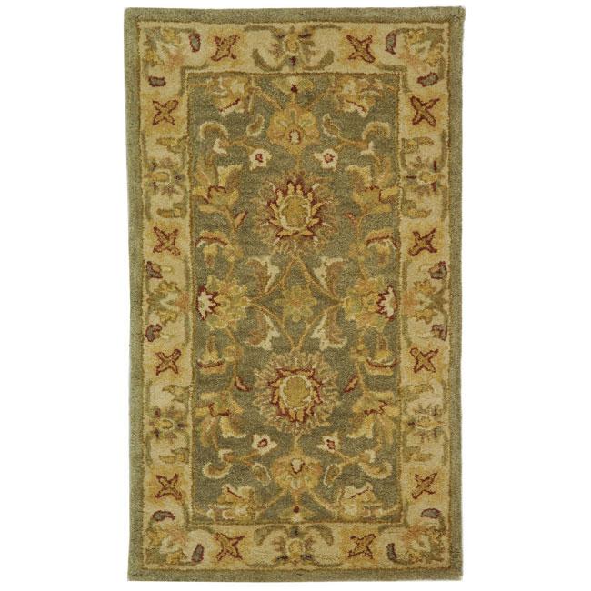 ANTIQUITY, GREEN / GOLD, 2' X 3', Area Rug, AT313A-2. Picture 1