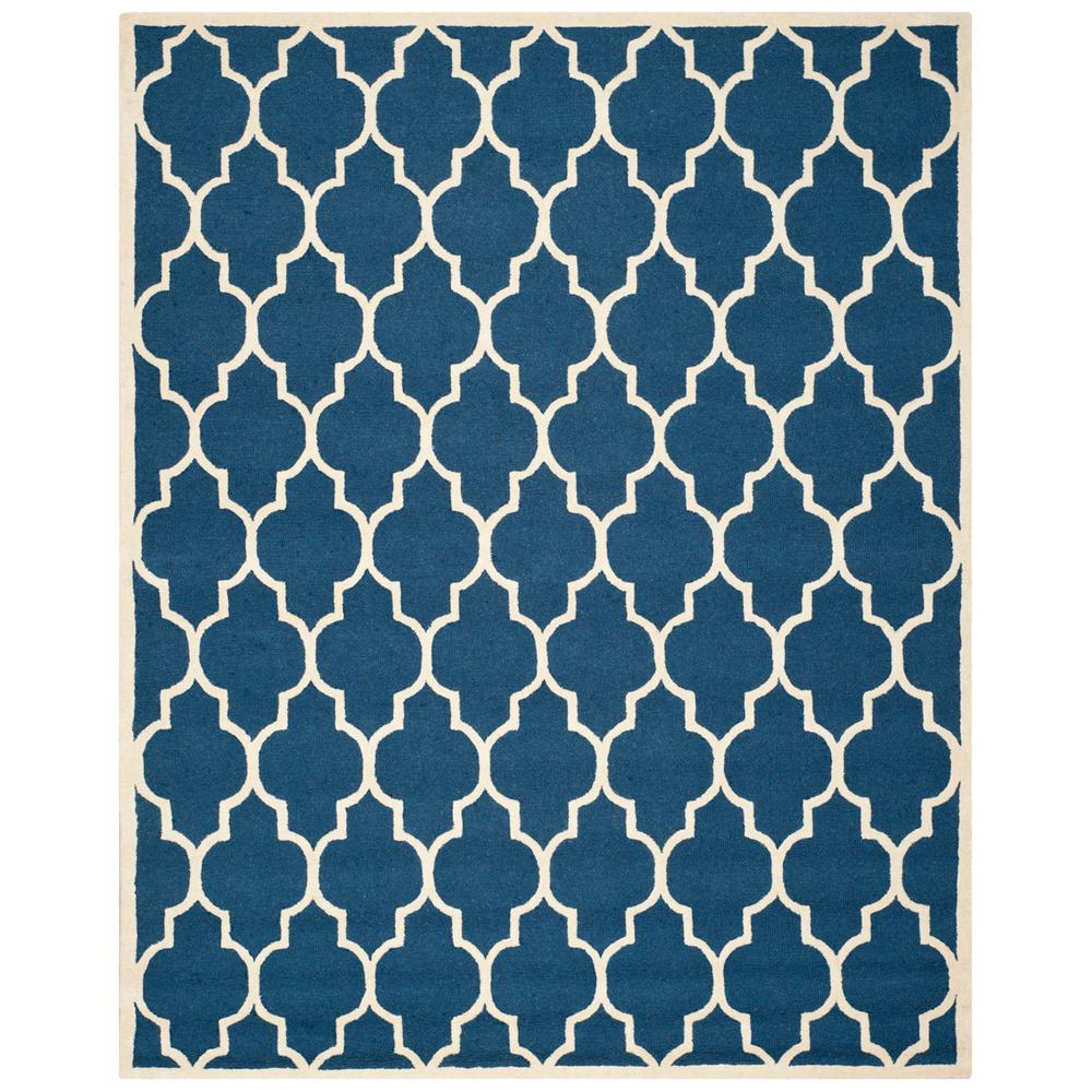 CAMBRIDGE, NAVY / IVORY, 8' X 10', Area Rug, CAM134G-8. Picture 1