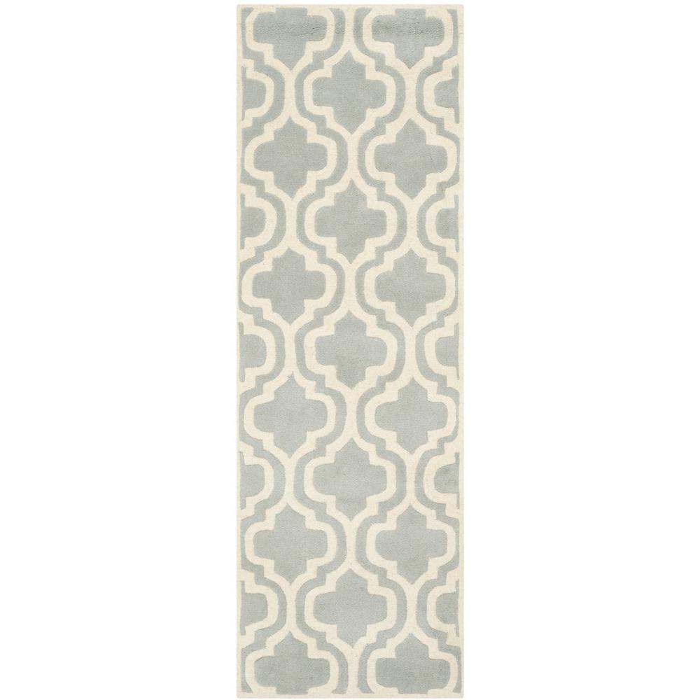CHATHAM, GREY / IVORY, 3' X 5', Area Rug, CHT727E-3. Picture 1