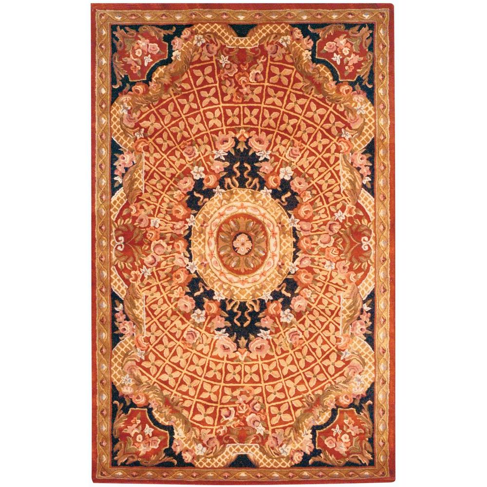 CLASSIC, BURGUNDY / BLACK, 8'-3" X 11', Area Rug, CL304B-9. Picture 1