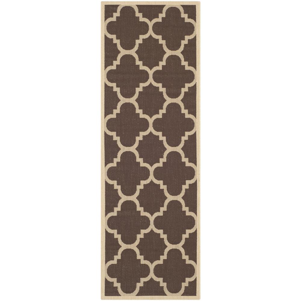 COURTYARD, DARK BROWN, 2'-3" X 8', Area Rug, CY6243-204-28. Picture 1