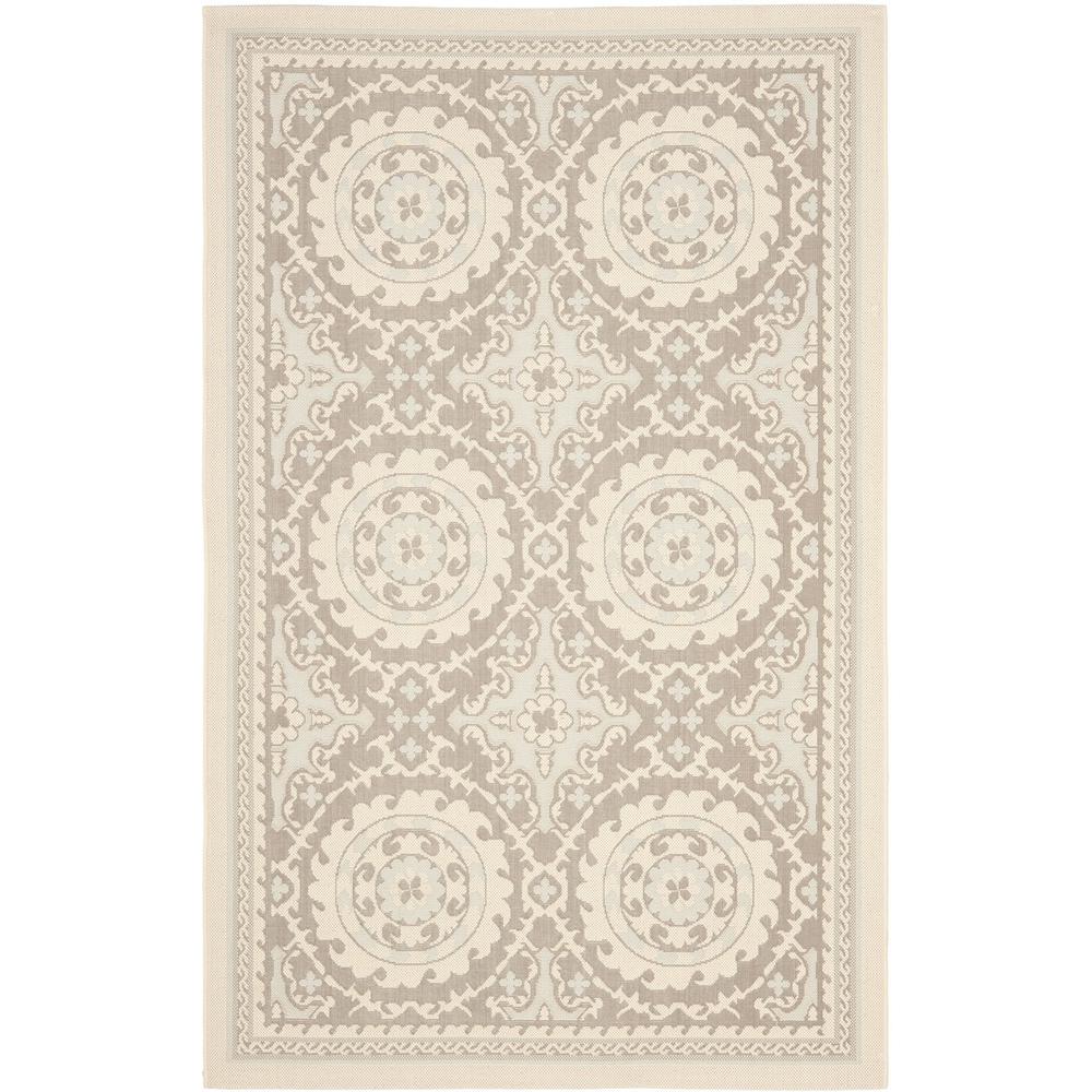 COURTYARD, BEIGE / DARK BEIG, 8' X 11', Area Rug, CY7059-79A18-8. Picture 1
