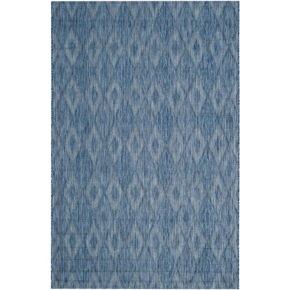 COURTYARD, NAVY / NAVY, 6'-7" X 6'-7" Square, Area Rug, CY8522-36822-7SQ. Picture 1