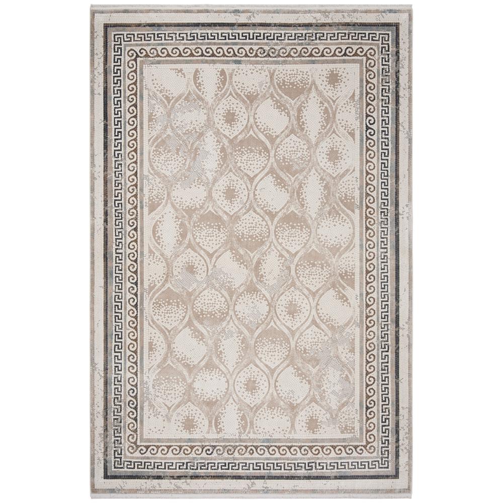 ECLIPSE 100, BEIGE / BROWN, 8' X 10', Area Rug, ECL178B-8. Picture 1