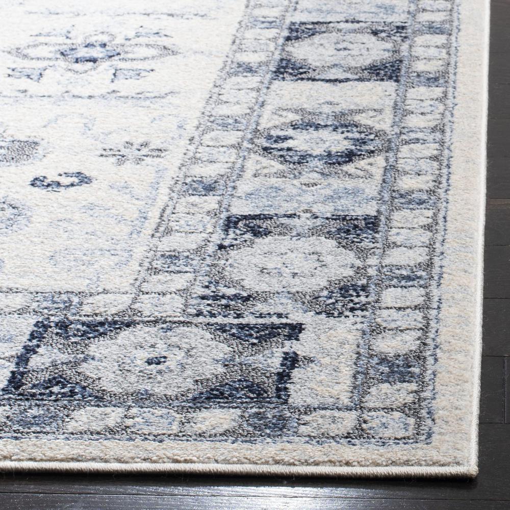 HARBOR, BLUE / CREME, 6'-7" X 6'-7" Round, Area Rug, HBR144C-6R. Picture 1