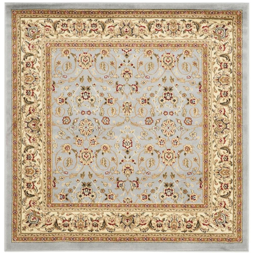 LYNDHURST, LIGHT BLUE / IVORY, 8' X 8' Square, Area Rug. Picture 1