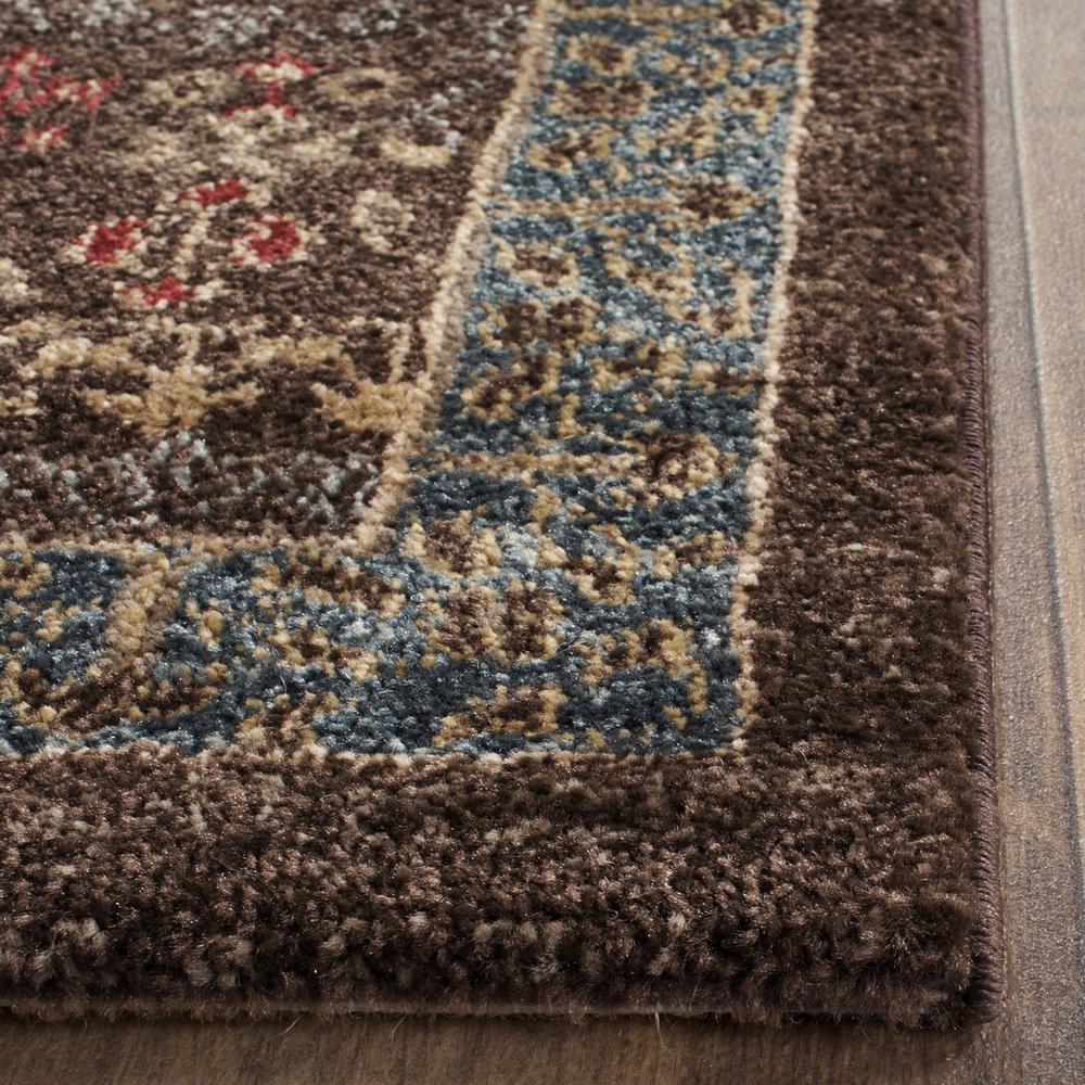 MAHAL, NAVY / RED, 2'-2" X 18', Area Rug. Picture 1