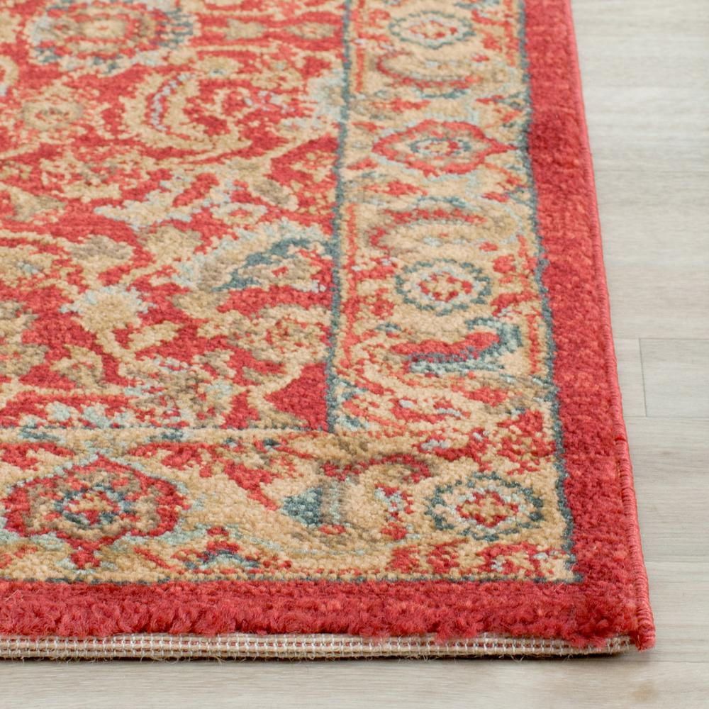 MAHAL, RED / NATURAL, 2'-2" X 18', Area Rug, MAH699A-218. Picture 1