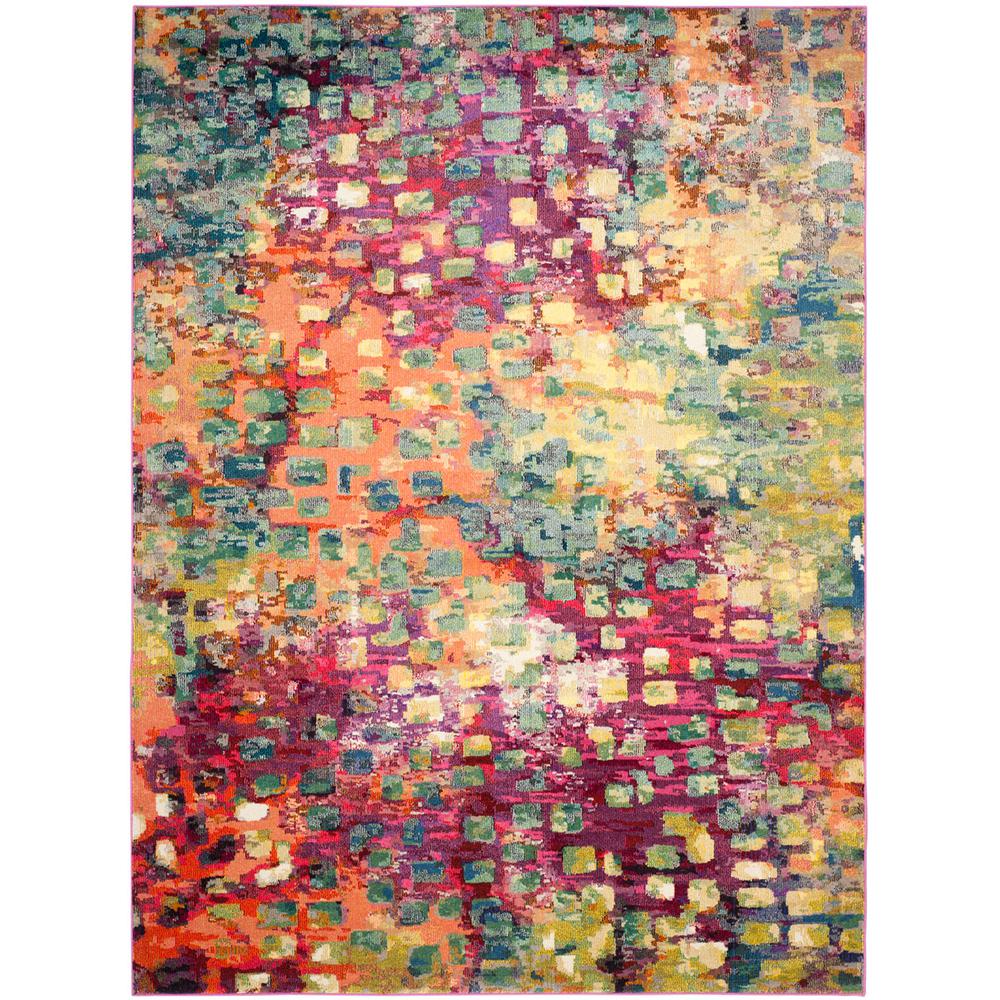MONACO, PINK / MULTI, 9' X 12', Area Rug. Picture 1