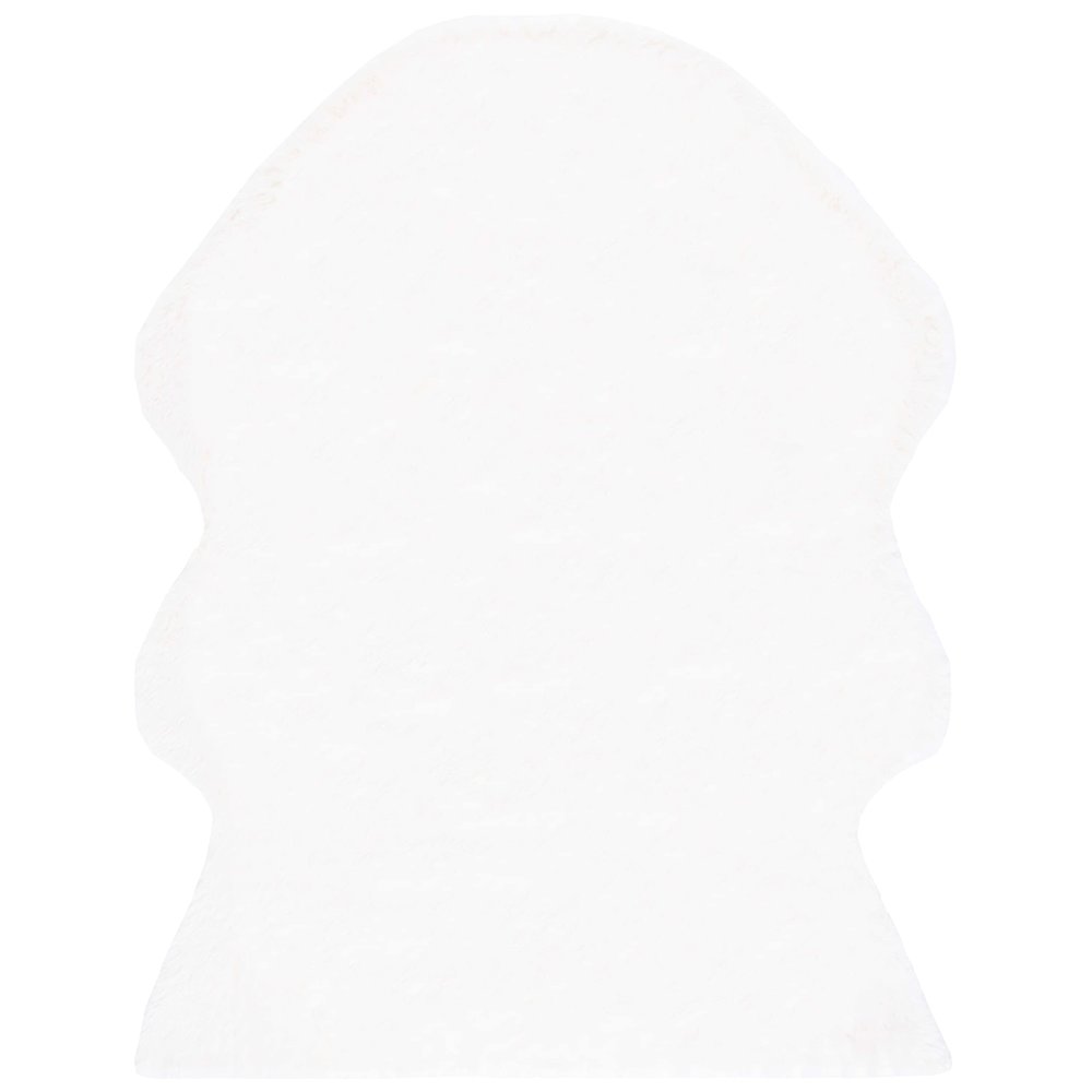 FAUX SHEEP SKIN, IVORY, 6' X 9', Area Rug, FSS115A-6. Picture 2