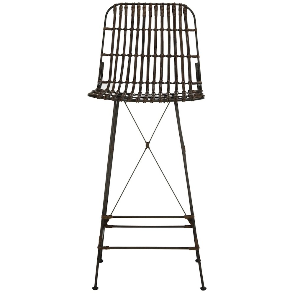 MINERVA WICKER BAR STOOL, WIK6508A-SET2. Picture 1