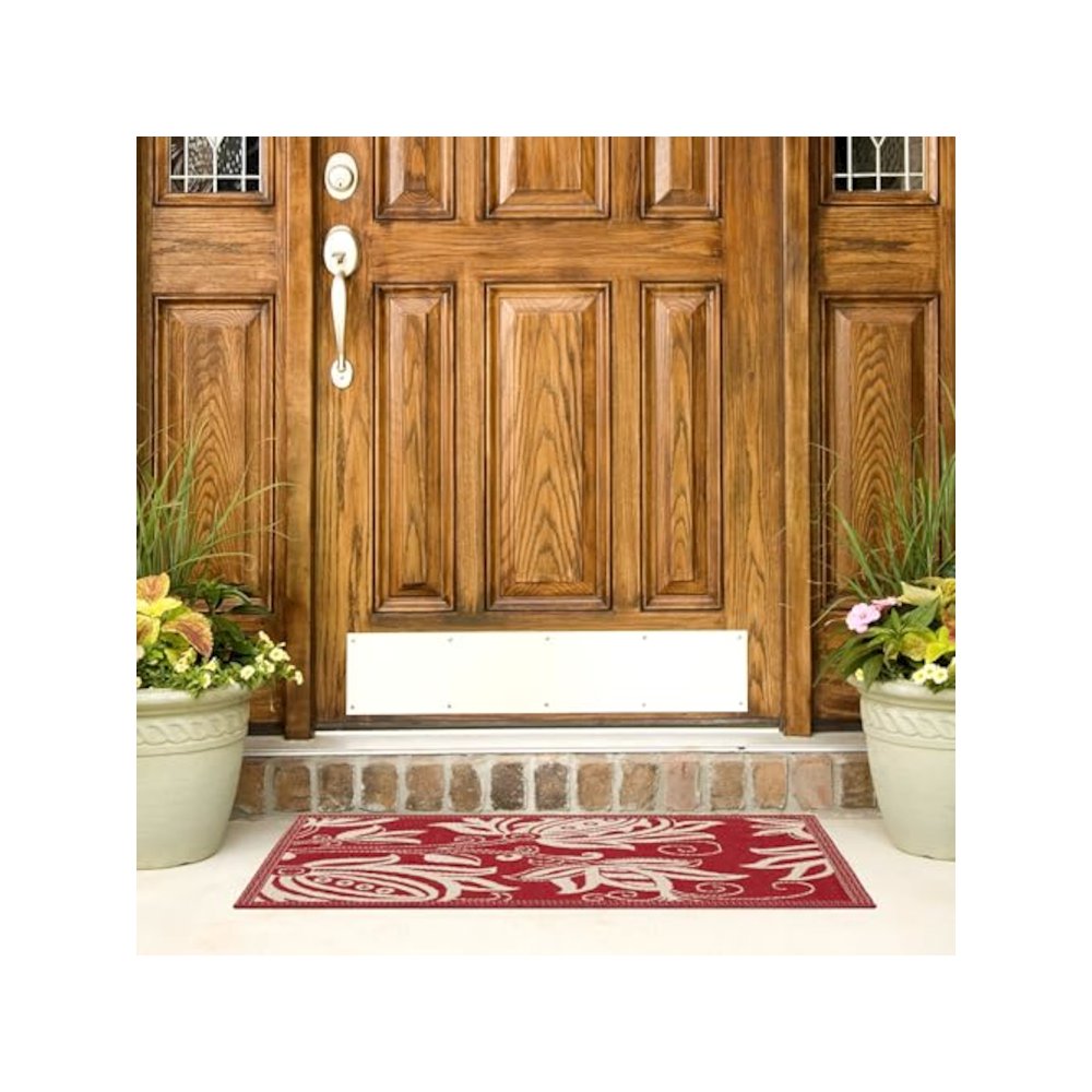 COURTYARD, RED / NATURAL, 2' X 3'-7", Area Rug, CY2961-3707-2. Picture 2