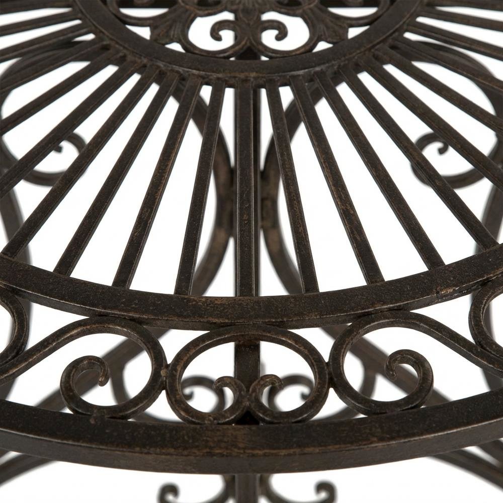Black Finish Accent Table with Modern Design and Compact Size. Picture 6