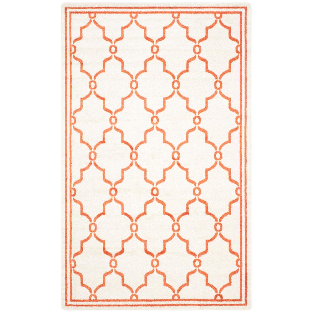 AMHERST, BEIGE / ORANGE, 6' X 9', Area Rug, AMT414F-6. Picture 1