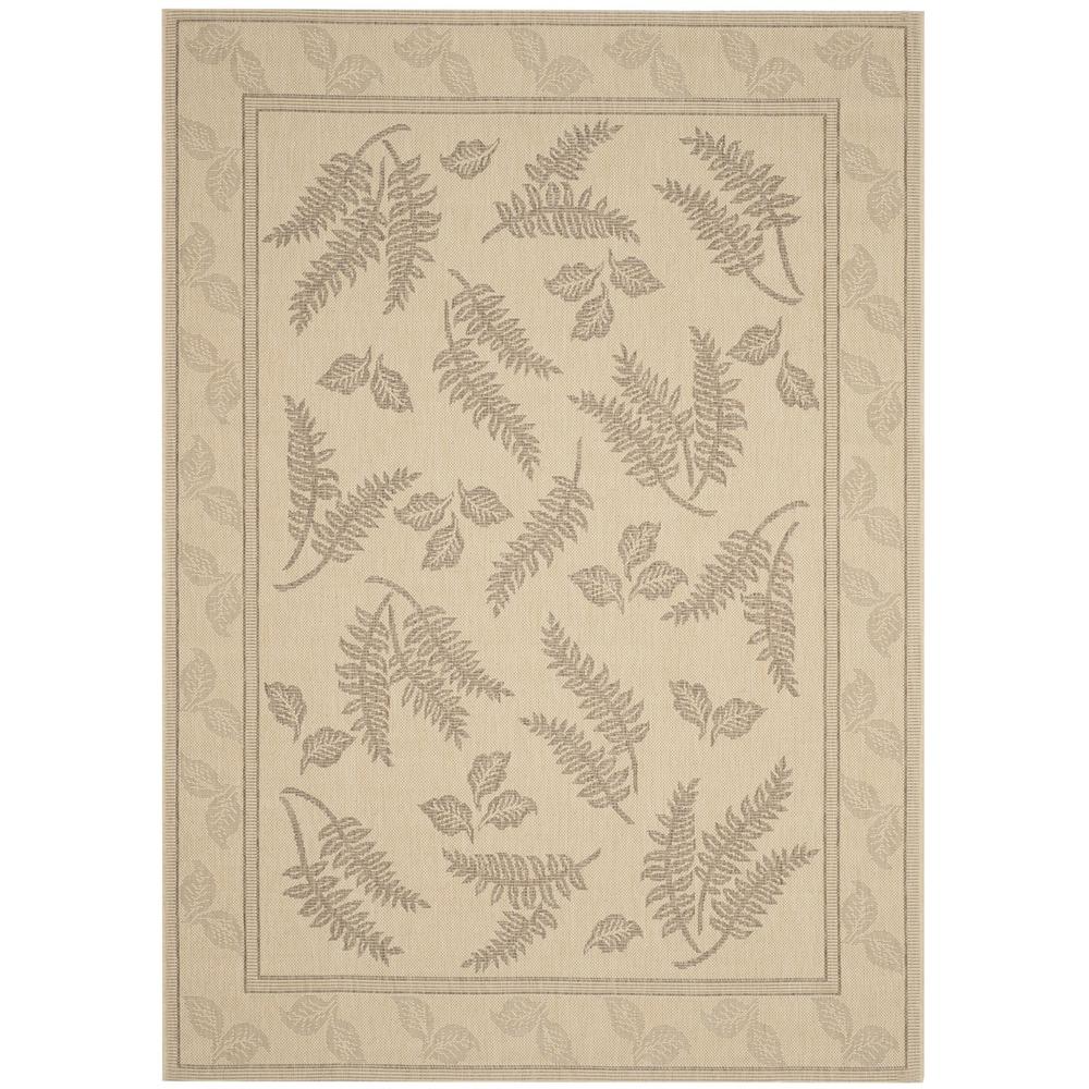 COURTYARD, NATURAL / BROWN, 5'-3" X 5'-3" Round, Area Rug, CY0772-3001-5R. Picture 1