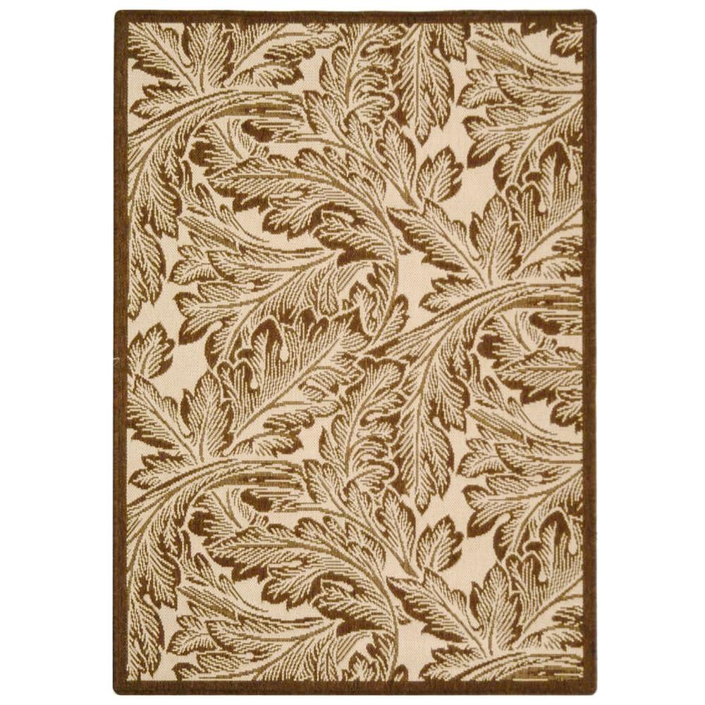 COURTYARD, NATURAL / BROWN, 5'-3" X 5'-3" Round, Area Rug, CY2996-3001-5R. Picture 1