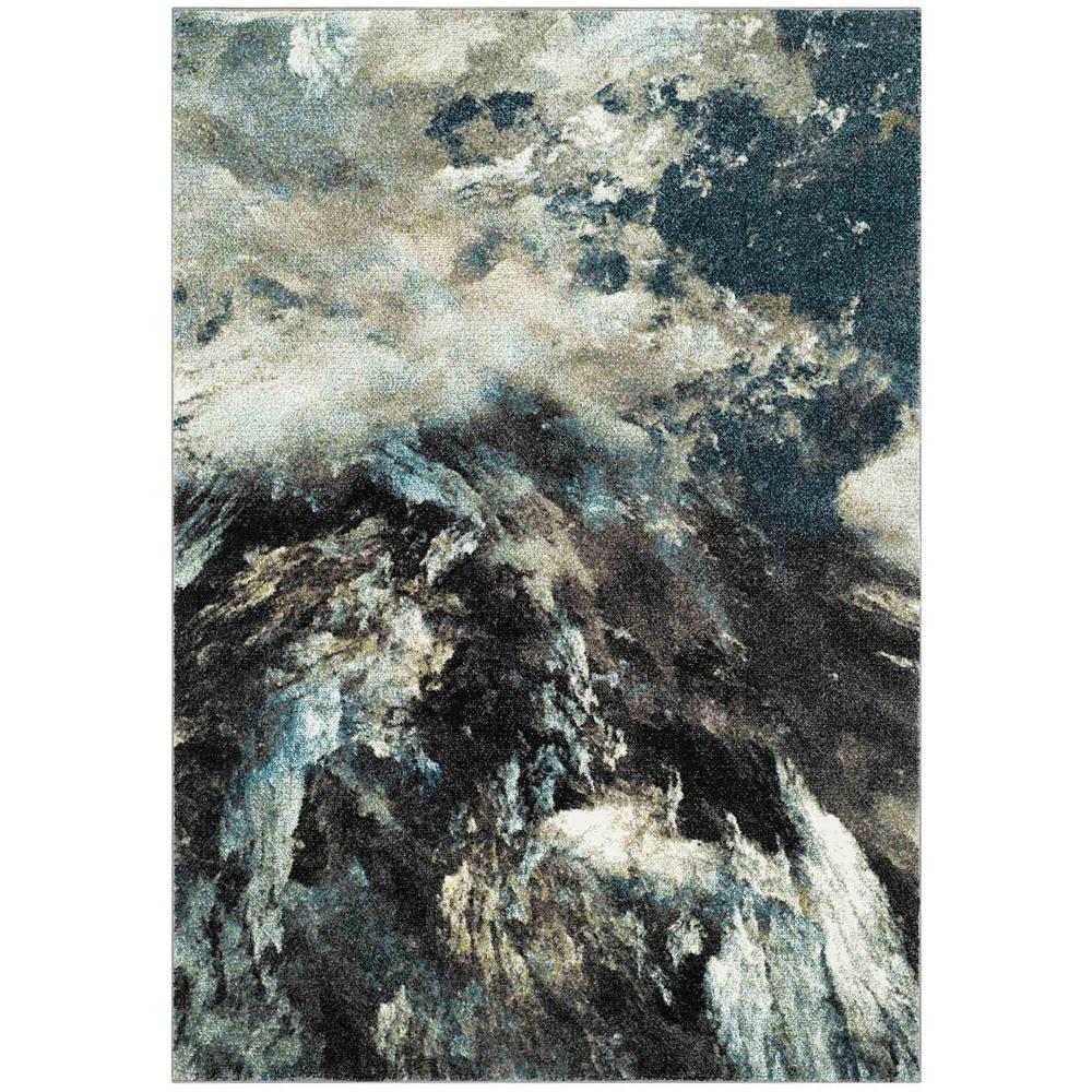 GLACIER, BLUE / MULTI, 8' X 10', Area Rug, GLA123B-8. Picture 1