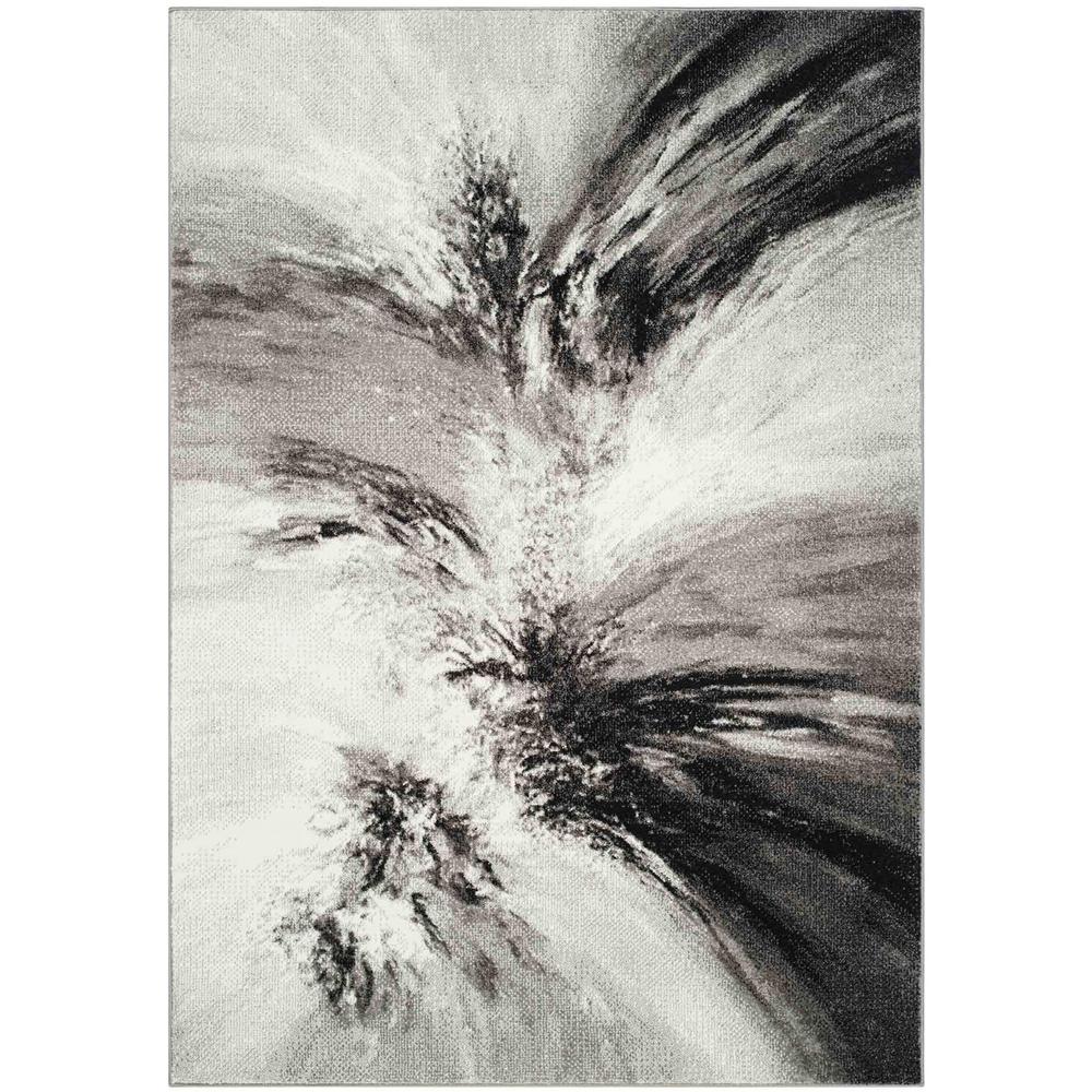 GLACIER, GREY / MULTI, 8' X 10', Area Rug. Picture 1