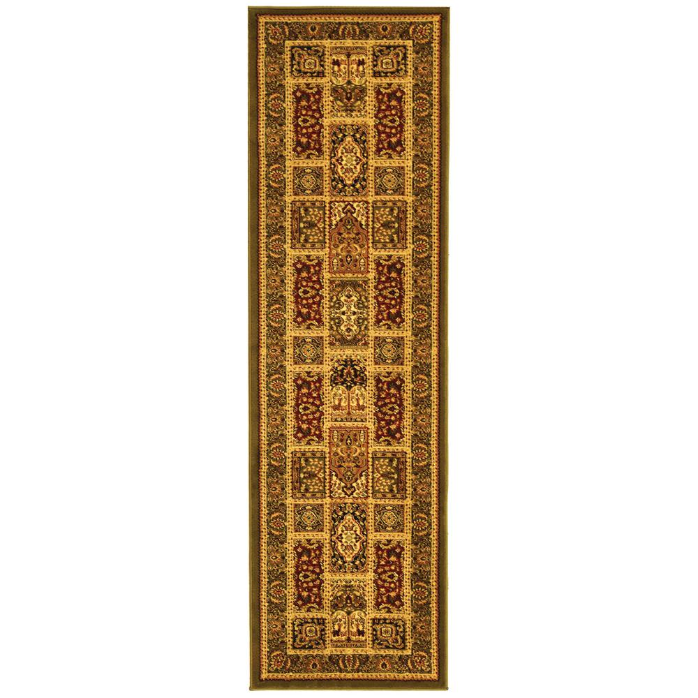 LYNDHURST, MULTI / GREEN, 2'-3" X 8', Area Rug. Picture 1