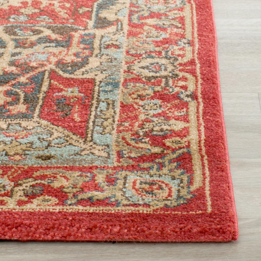 MAHAL, RED / RED, 2'-2" X 20', Area Rug. Picture 1