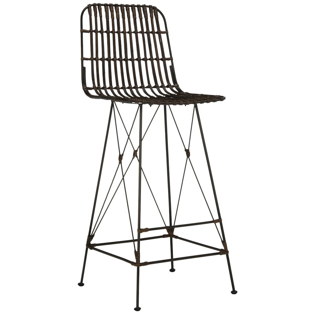 MINERVA WICKER BAR STOOL, WIK6508A-SET2. Picture 3