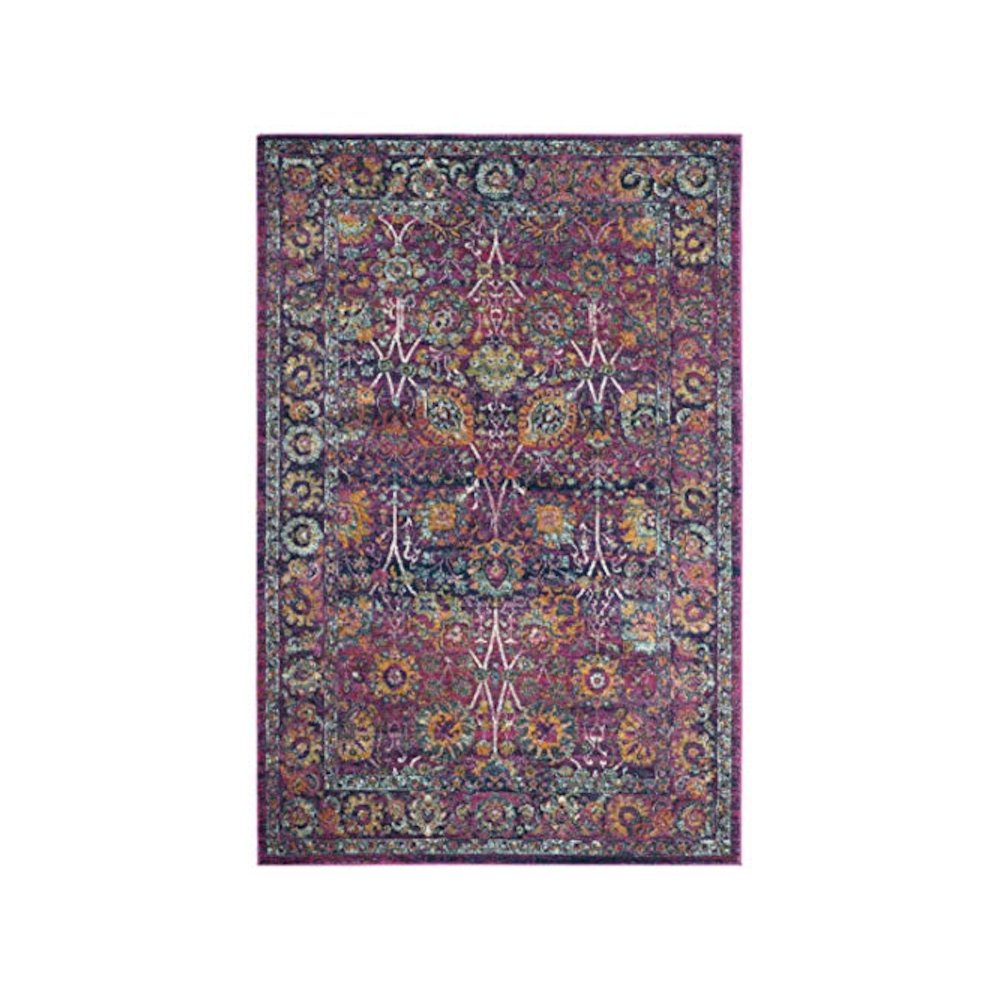GRANADA, FUCHSIA / MULTI, 5'-1" X 7'-6", Area Rug. Picture 3