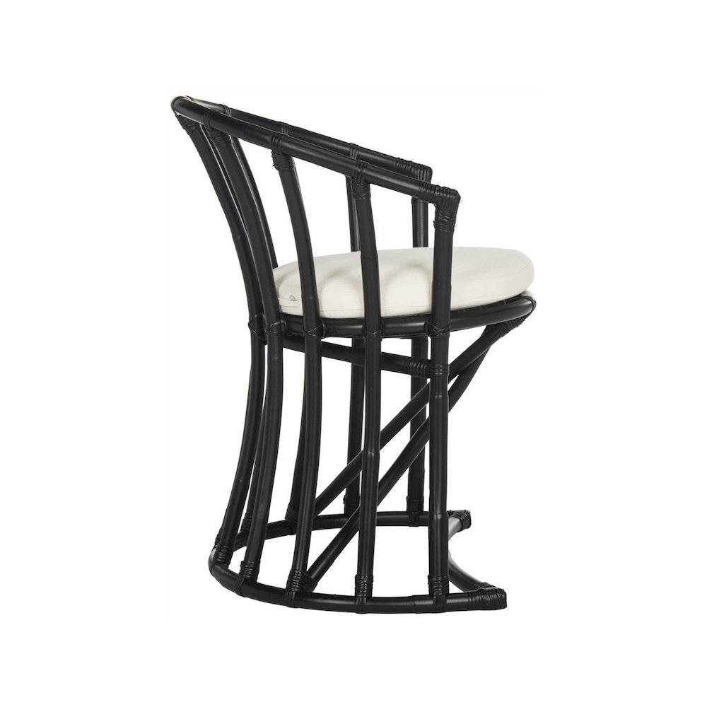 BATES RATTAN ACCENT CHAIR. Picture 7