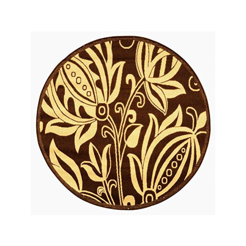 COURTYARD, CHOCOLATE / NATURAL, 2' X 3'-7", Area Rug, CY2961-3409-2. Picture 4
