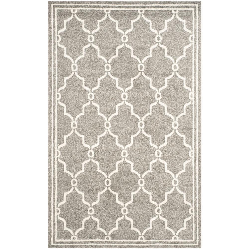 AMHERST, DARK GREY / BEIGE, 6' X 9', Area Rug, AMT414R-6. Picture 1