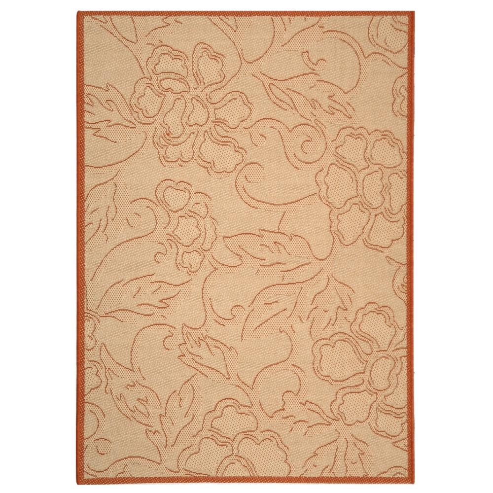 COURTYARD, NATURAL / TERRA, 5'-3" X 5'-3" Round, Area Rug, CY2726-3201-5R. Picture 1