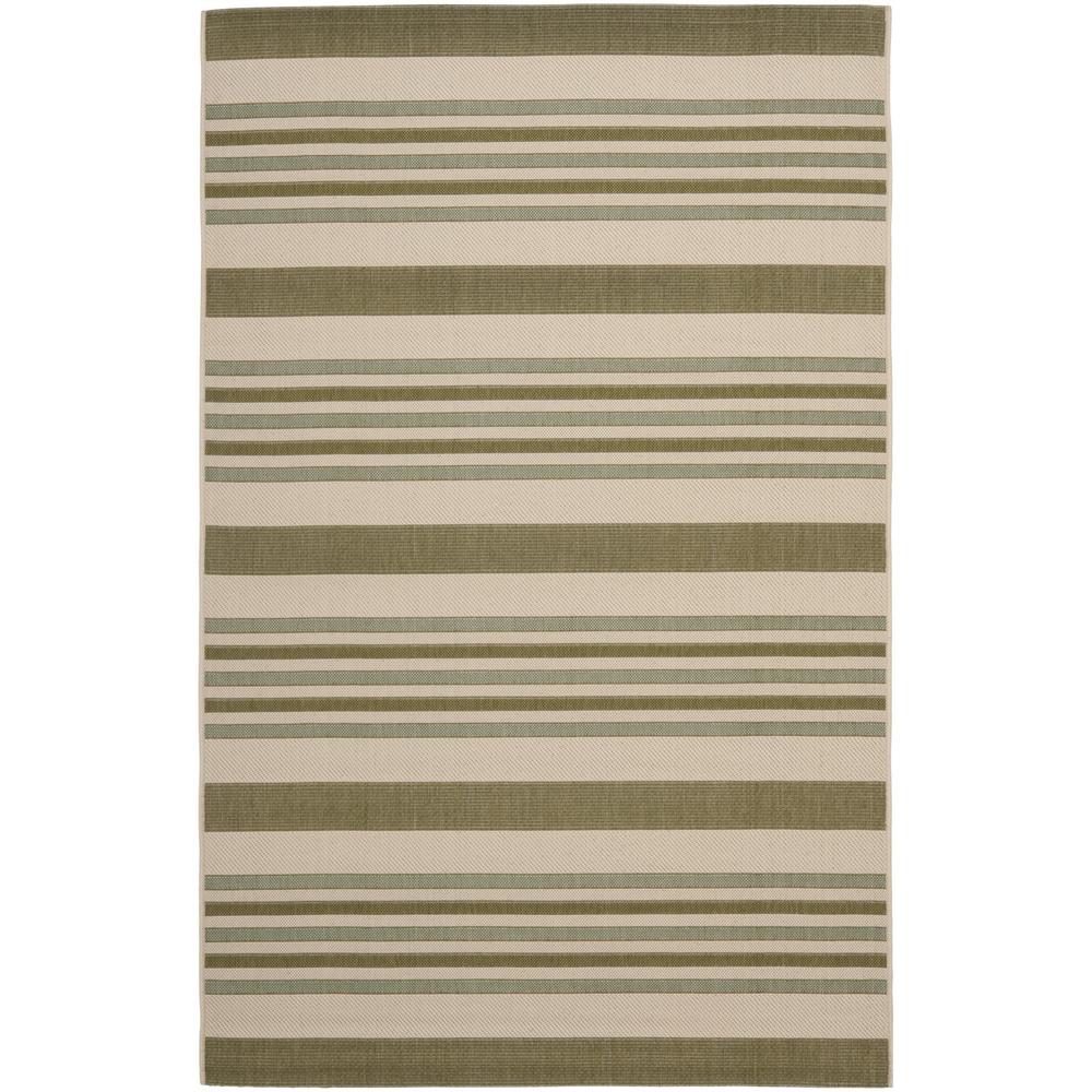 COURTYARD, BEIGE / GREEN, 6'-7" X 9'-6", Area Rug, CY7062-234A18-6. Picture 1