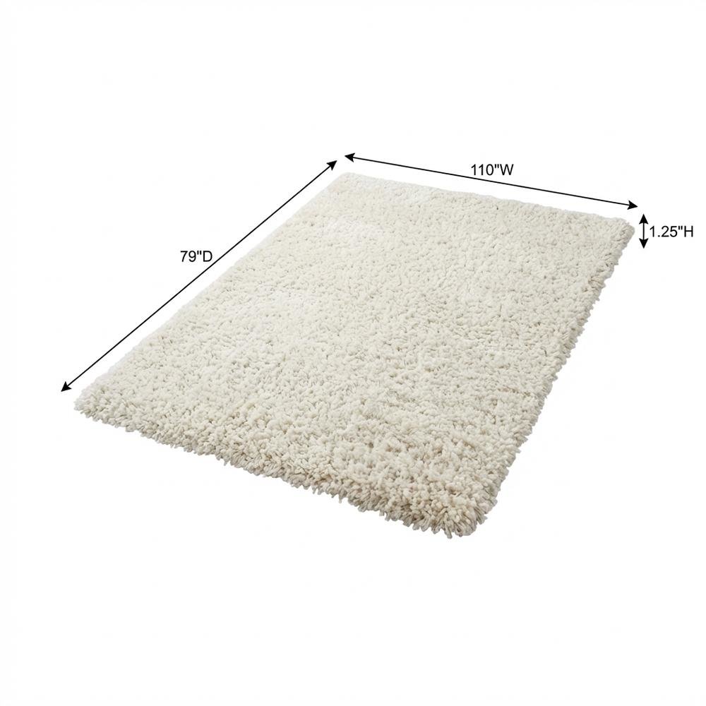 Beige Ivory Area Rug with Power Loomed Construction and Medium Rectangle Shape. Picture 7