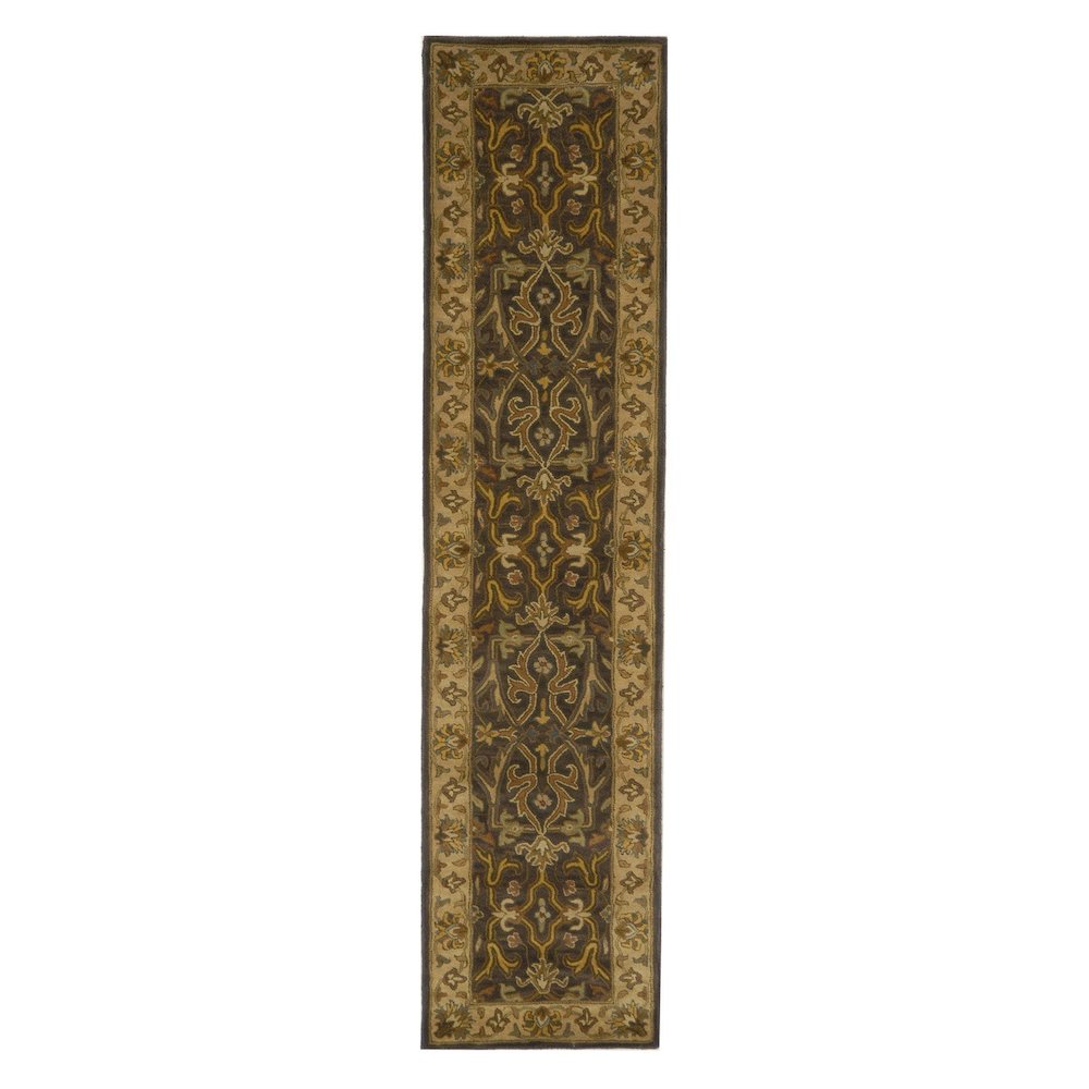 HERITAGE, CHARCOAL / BEIGE, 6'-0" X 9'-0", Area Rug. Picture 5
