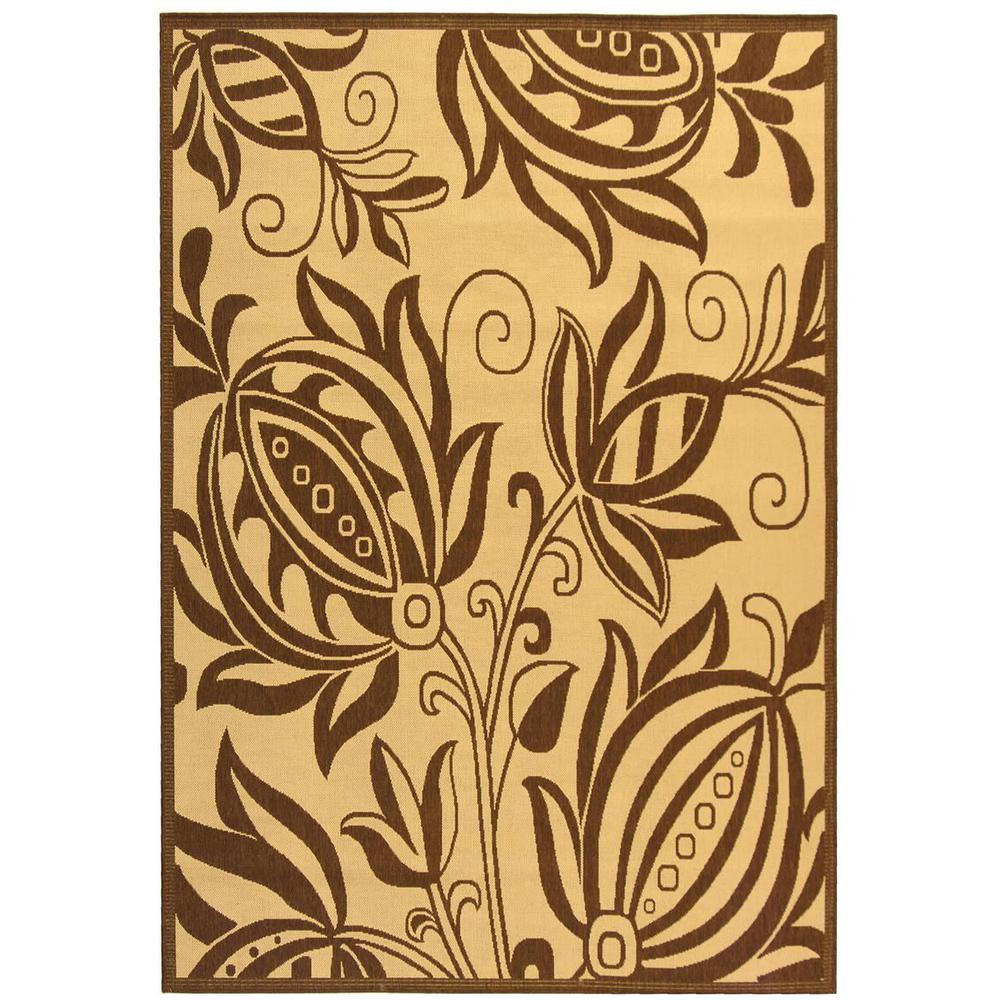 COURTYARD, NATURAL / BROWN, 8' X 11', Area Rug, CY2961-3001-8. Picture 1