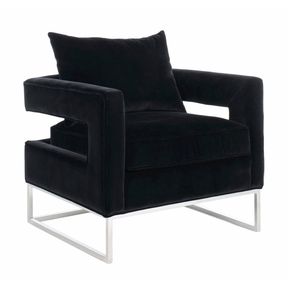 OLIVYA VELVET CLUB CHAIR, KNT7019A. Picture 4