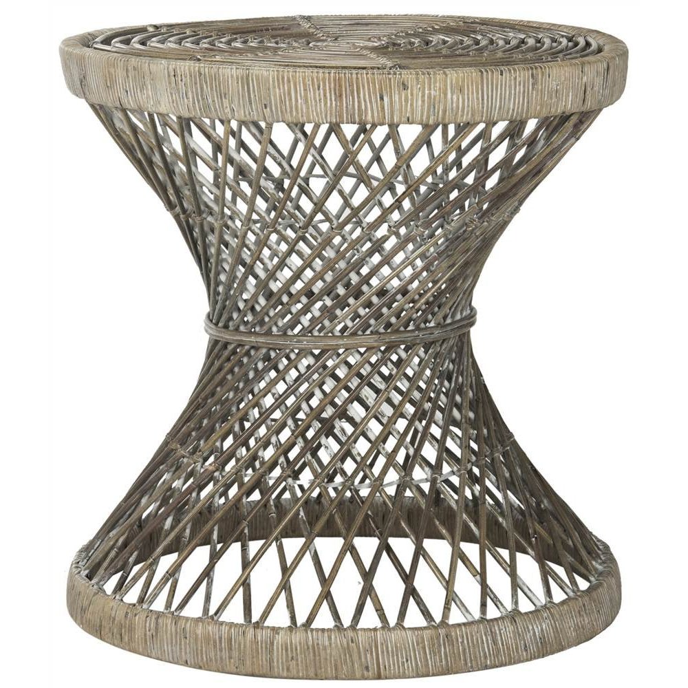GRIMSON SMALL BOWED ACCENT TABLE, WIK6506B. Picture 1